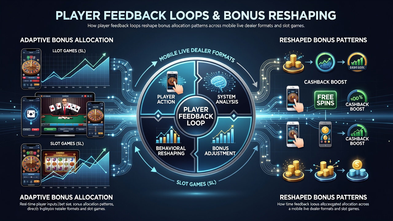 Graph showing bonus allocation shifts over time in progressive slot networks with mobile usage overlays