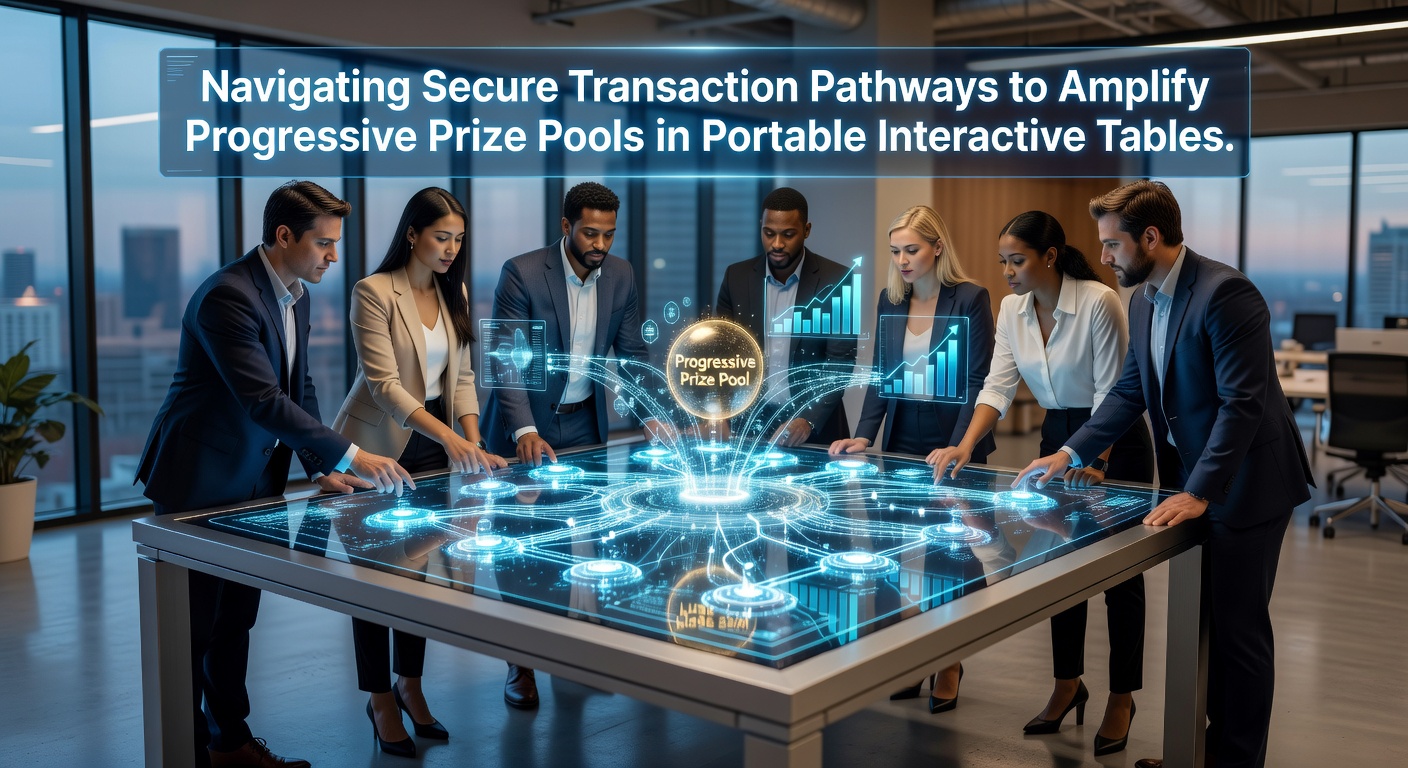Secure mobile transaction pathways connecting portable devices to growing progressive jackpot pools