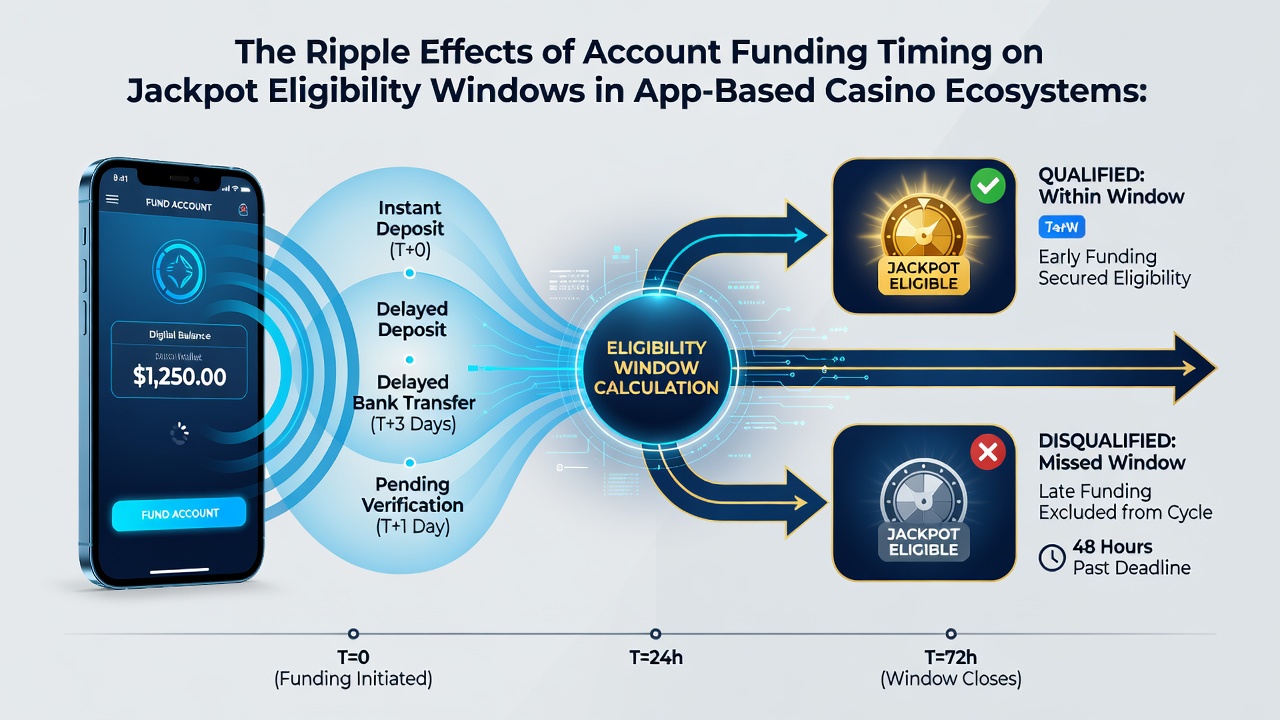 Analytics dashboard displaying timing correlations between deposits and jackpot eligibility windows in casino apps