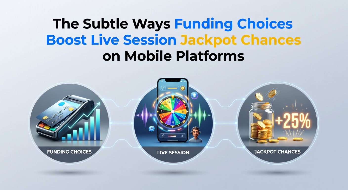 Mobile device displaying live session jackpot interface with payment options highlighted