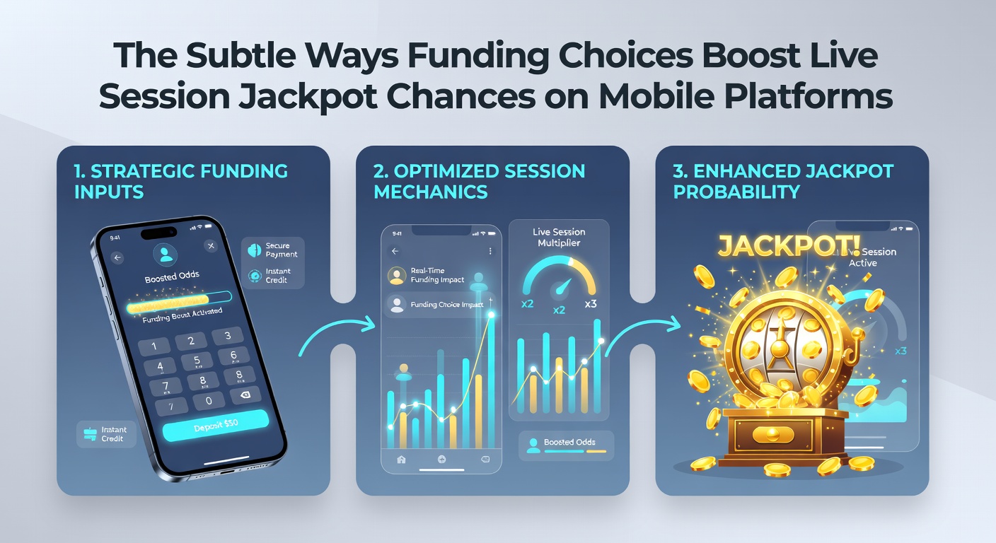 Close-up of mobile screen showing progressive jackpot meter and funding confirmation screen