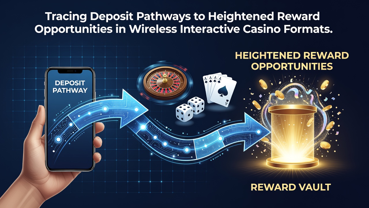 Mobile device displaying casino app interface with deposit options and reward indicators