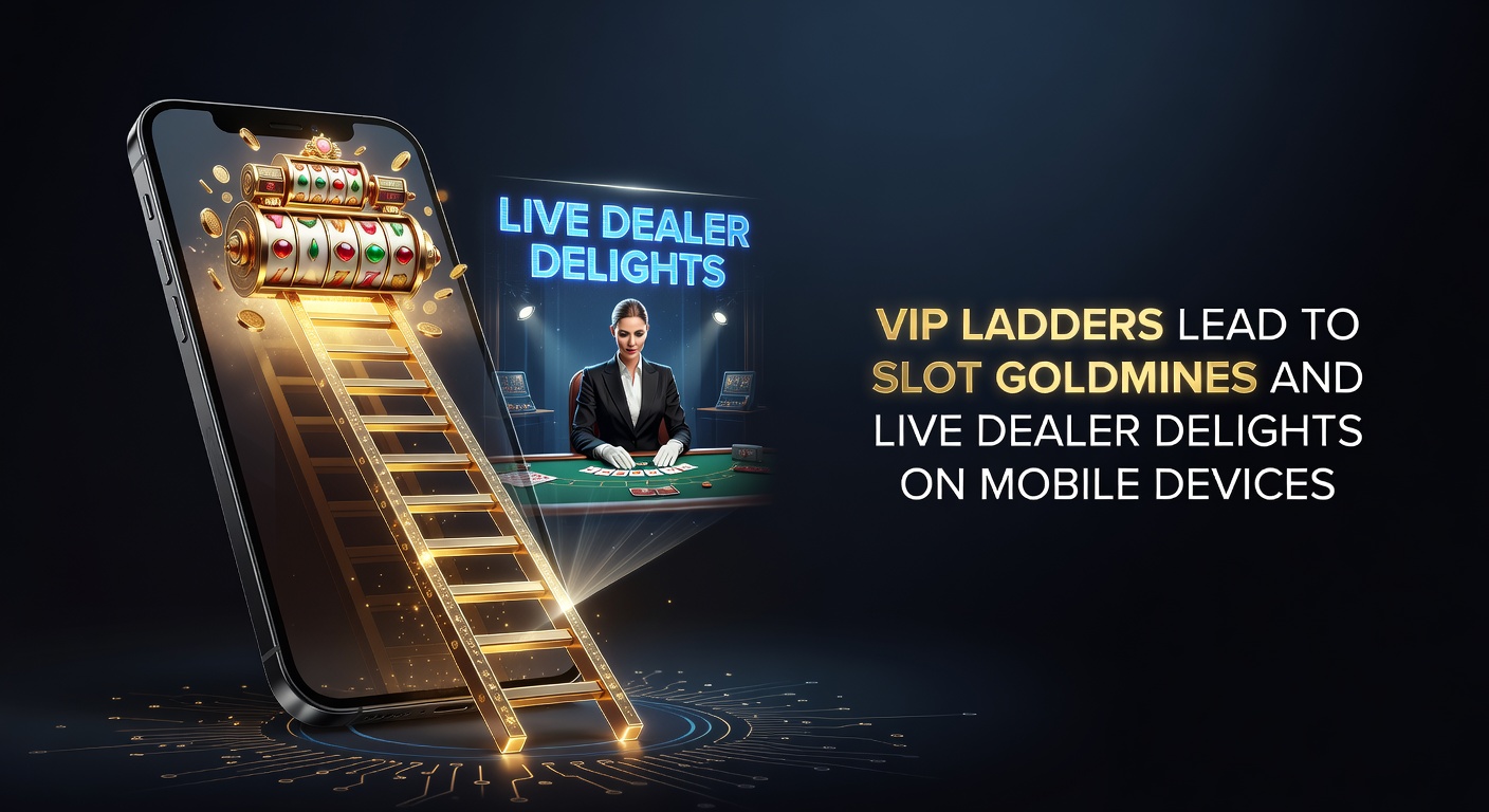 Dynamic image of a mobile VIP interface showing exploding slot wins cascading into live dealer blackjack tables with high-stakes chips and crystal-clear streaming